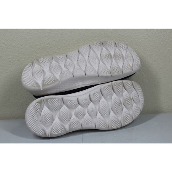 Skechers Go Walk Flex Womens 10W Wide Navy Blue Slip-Ins Running Shoes 124963 - Picture 5 of 6